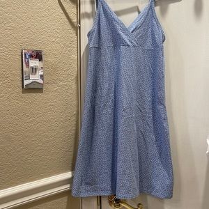 v neck brandy dress- floral